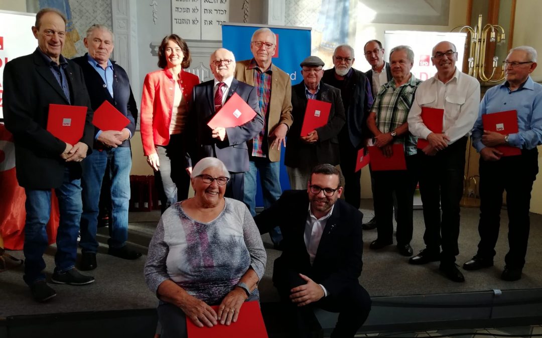 SPD Trier-Saarburg: Mitgliederehrung im Zeichen von Europa