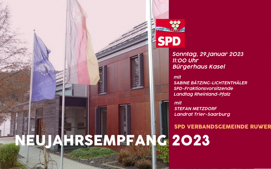 Neujahrsempfang 2023 der SPD VG Ruwer
